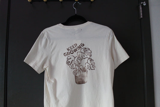 LAST CALL | Bella & Canvas | Block Printed 'Keep Growing' T-shirts |