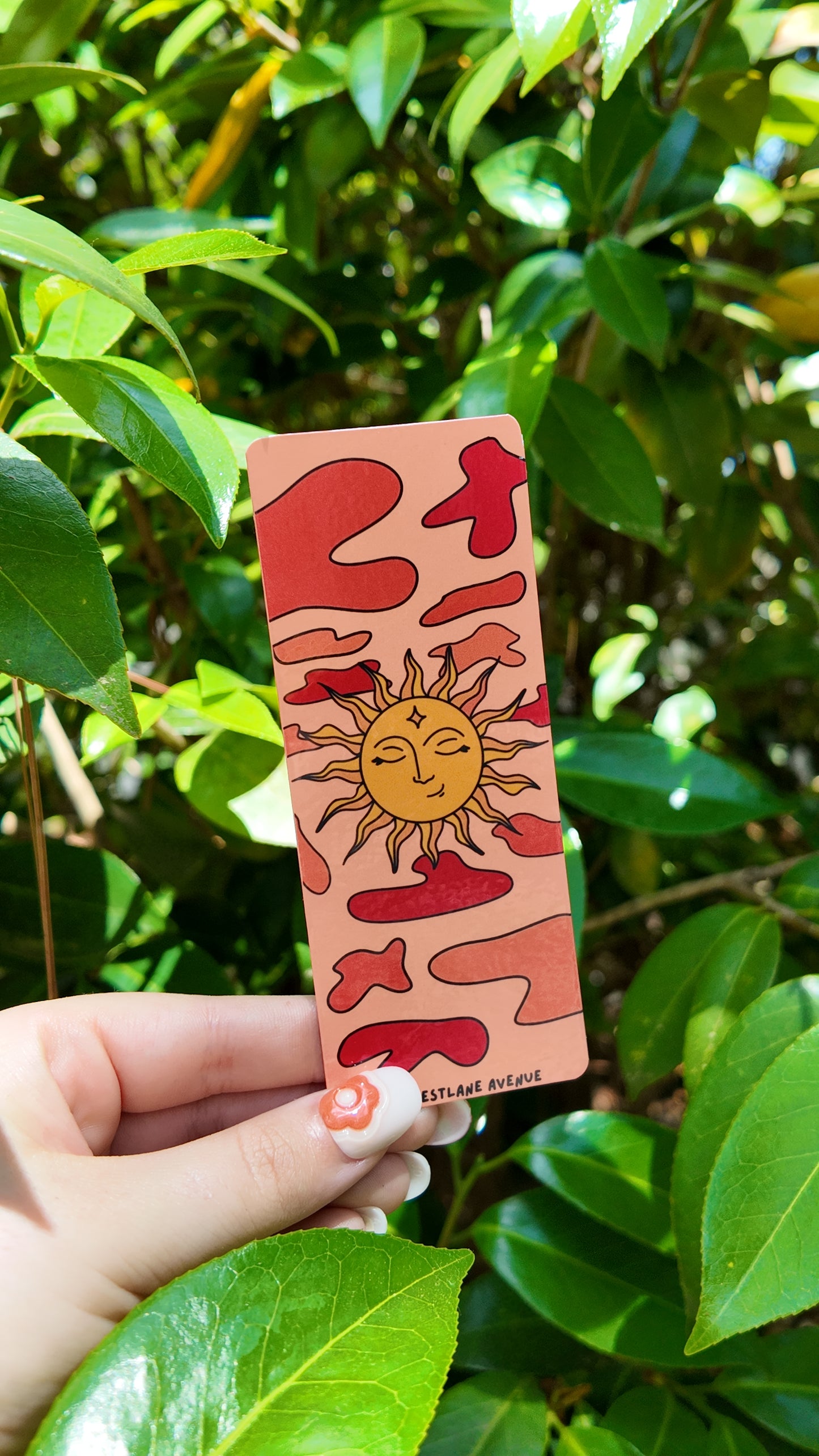 Sunset TRADITIONAL 2x6in Bookmark | Laminated Cardstock | Hippie | 70s | BookTok | Groovy | 7 Designs! |