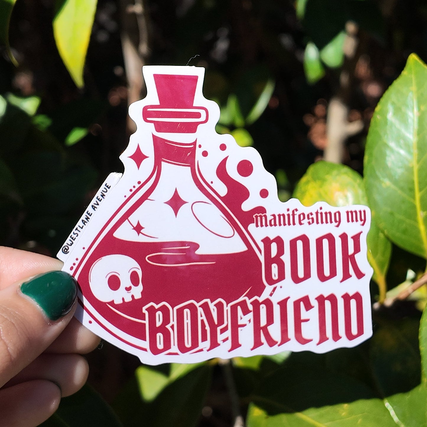 Manifesting My Book Soulmate - THREE PRONOUN OPTIONS | Easy Peel | Water Resistant | Water Bottle & Laptop Stickers |