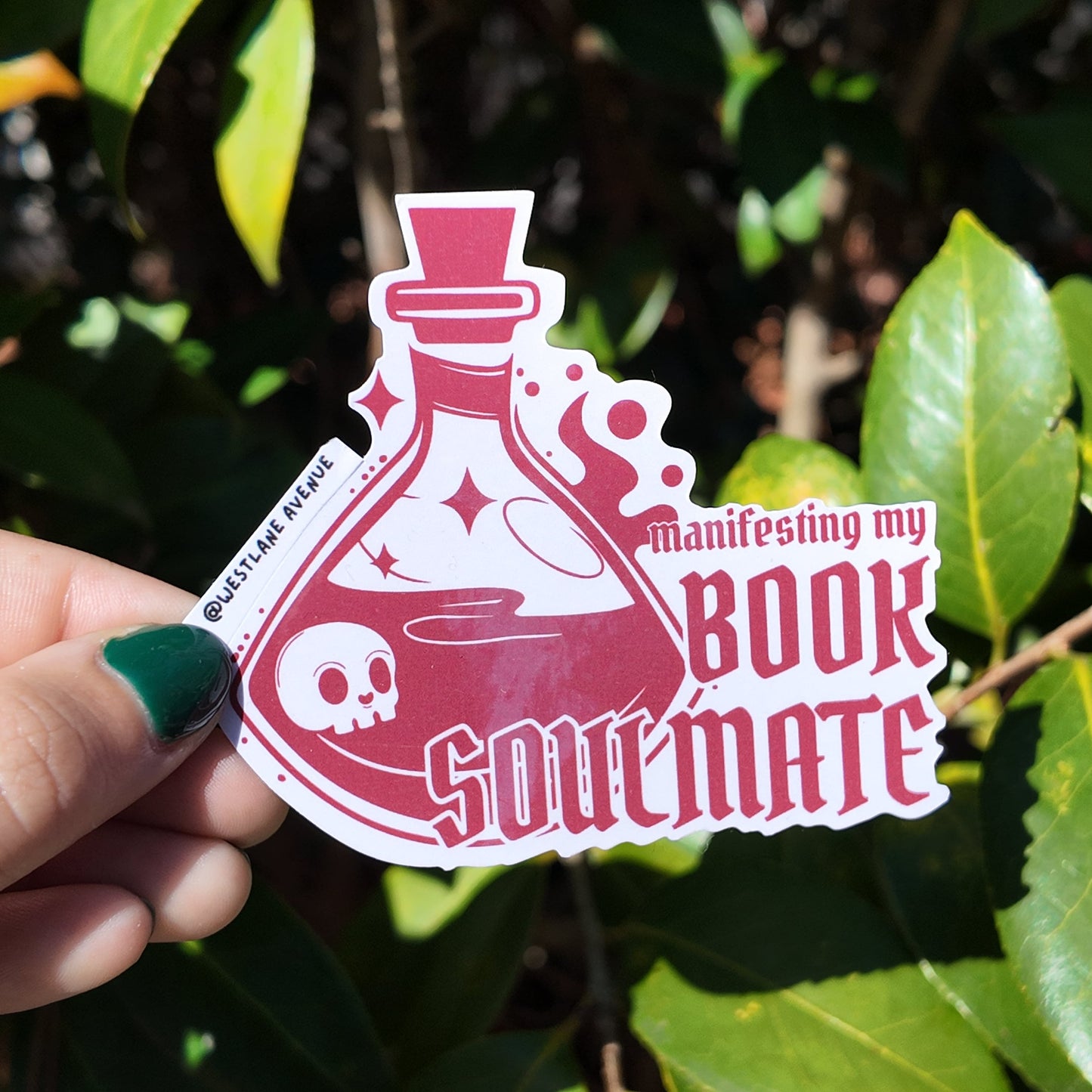 Manifesting My Book Soulmate - THREE PRONOUN OPTIONS | Easy Peel | Water Resistant | Water Bottle & Laptop Stickers |