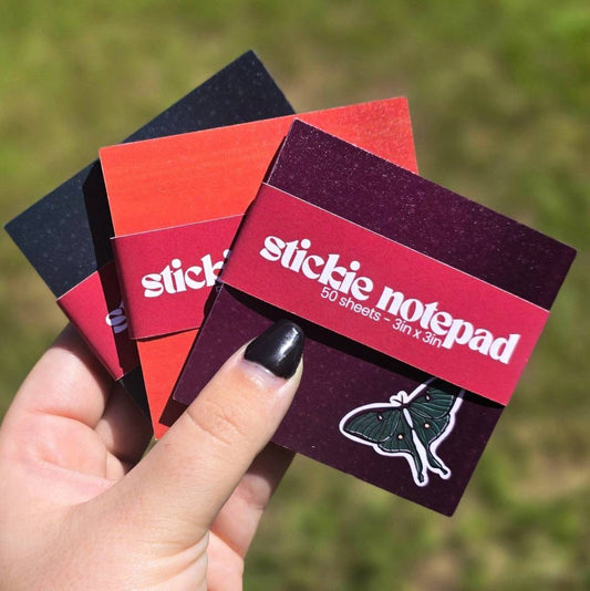 3X3 STICKIE NOTES | THREE COLORWAYS | 50 SHEETS