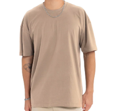 MADE TO ORDER 2-3WK TURNAROUND | Burnt Orange 'Keep Growing' Monstera Block Printed Baggy T-Shirt | Oversized | Hand-Inked | XS-3XL | Soft and Sensory Friendly | UNISEX |