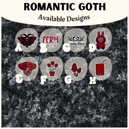 Romantic Goth Stickers